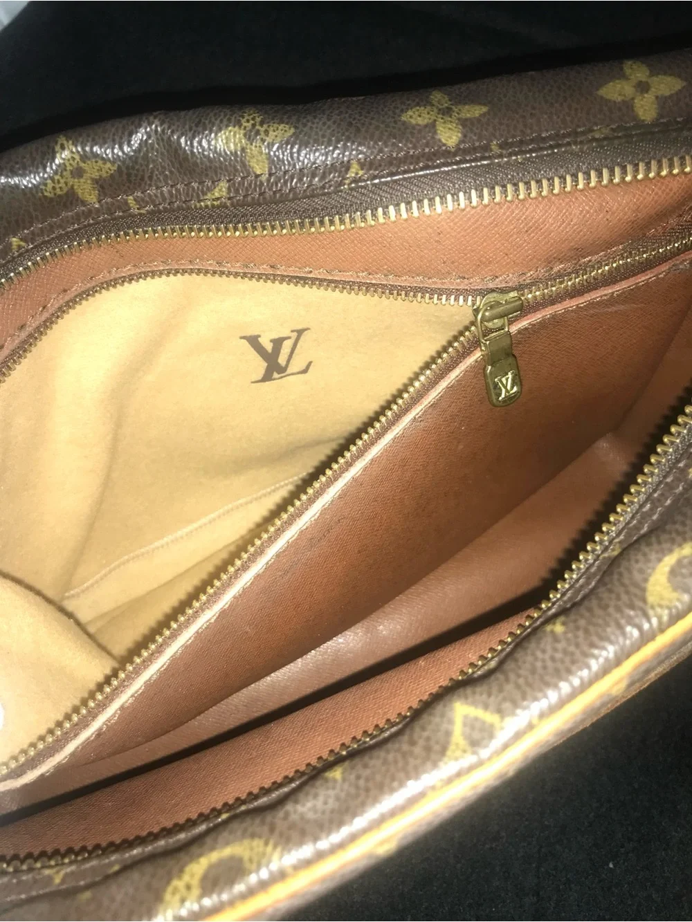 ✅LV BUNDLE DEAL AUTHENTIC GM size TROCADERO 30 Monogram LOUIS VUITTON+ longWALLE - Picture 10 of 14